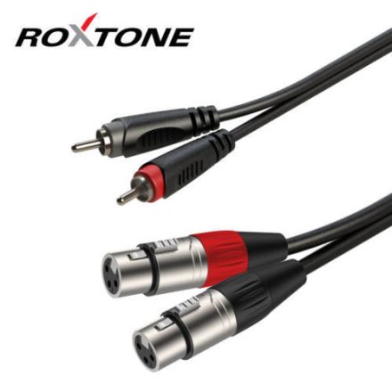 Roxtone RACC170L3 2xXLR(m) - 2xRCA kábel, 3m