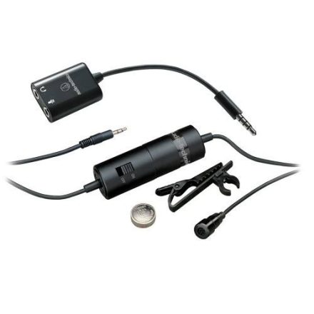 Audio-Technica ATR3350XiS, Miniatűr gallérmikrofon okostelefonhoz