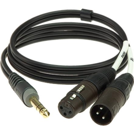 Y inzert kábel, JACK-XLR, 2 m 