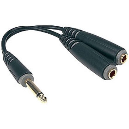 Y adapter kábel, JACK-JACK, 0,2 m 