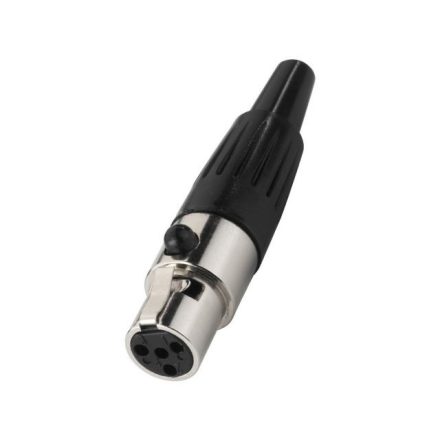 Monacor XLR-407/J, 4-pólusú mini XLR csatlakozó