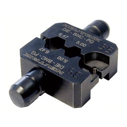 Neutrik DIEBNCCS BNC szerszám crimp betét, Hex/4,06 mm (A) 7,01 mm (B) cent. 1,6 mm